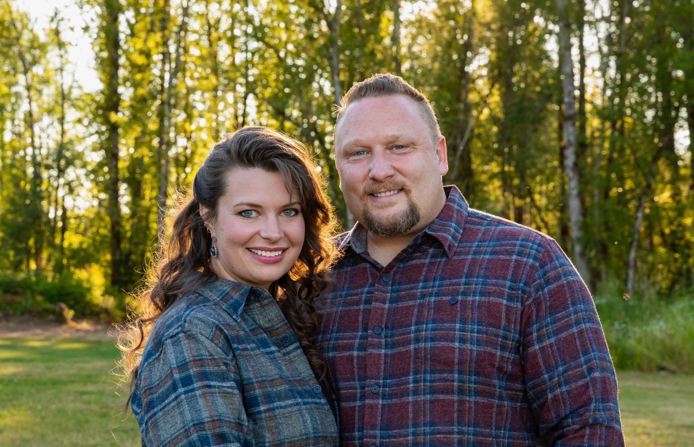 Ken Matey and his wife, Sarah, smiling outdoors